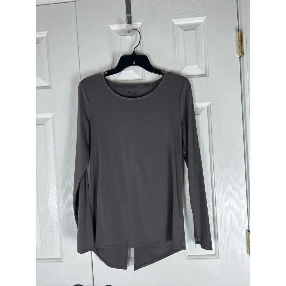 Athleta Womens Grey Blouse Size Small